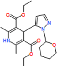 Diethyl 2,6-dimethyl-4-(1-(tetrahydro-2H-pyran-2-yl)-1H-pyrazol-5-yl)-1,4-dihydropyridine-3,5-dicarboxylate